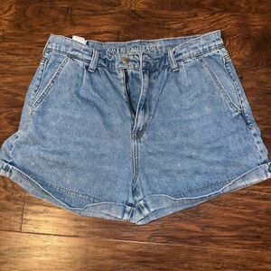 American Eagle Outfitters Vintage Wash Light Blue Denim Shorts